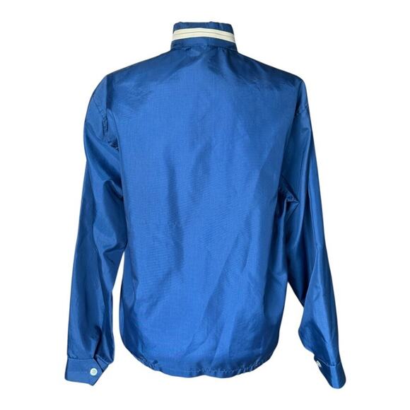 Collegiate Pacific Vintage The Newlywed Game Crew Jacket 1970s TV Blue M - Picture 4 of 11